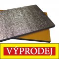 MIRELON šedá deska tl. 40 mm, laminace PETZ + samolep, 1000x1000