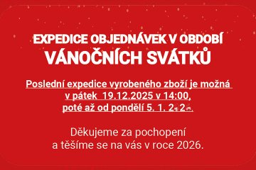 Oznámení o celozávodní dovolené